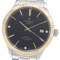 TUDOR 12513 Style YG Bezel 3P Diamond Automatic Men's Watch with Warranty