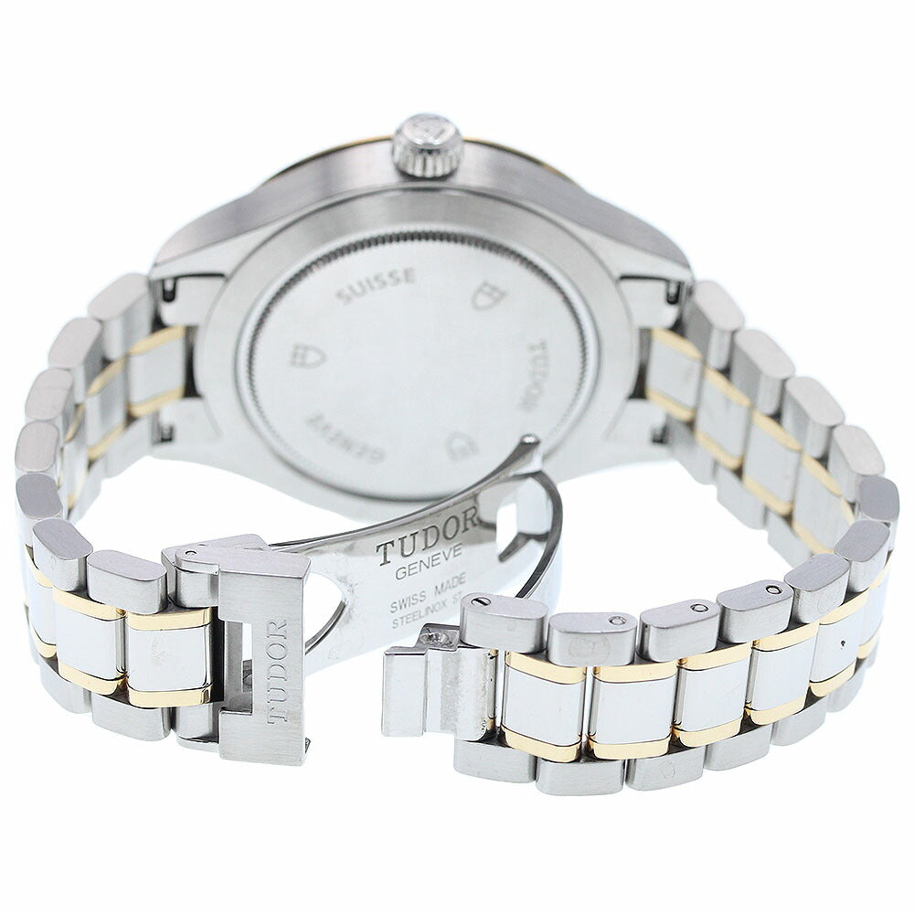 TUDOR 12513 Style YG Bezel 3P Diamond Automatic Men's Watch with Warranty