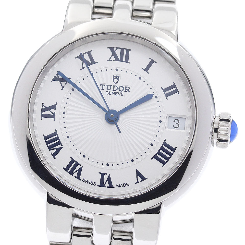 TUDOR 35800 Claire de Rose Date Automatic Boys' Watch Excellent Condition with Warranty Card