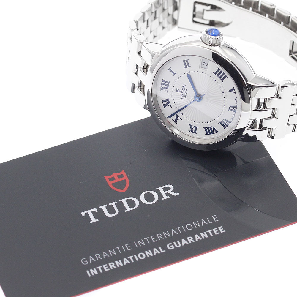 TUDOR 35800 Claire de Rose Date Automatic Boys' Watch Excellent Condition with Warranty Card