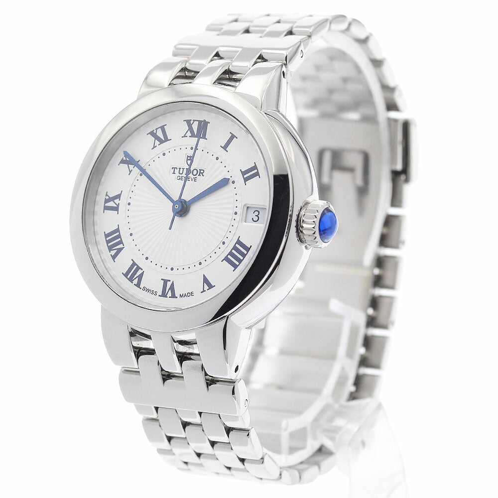 TUDOR 35800 Claire de Rose Date Automatic Boys' Watch Excellent Condition with Warranty Card