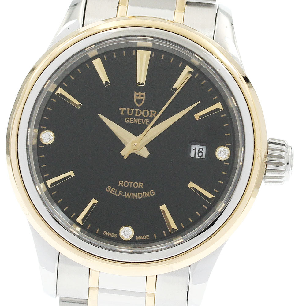 TUDOR 12103 Style Date 3P Diamond Automatic Women's Watch with Warranty