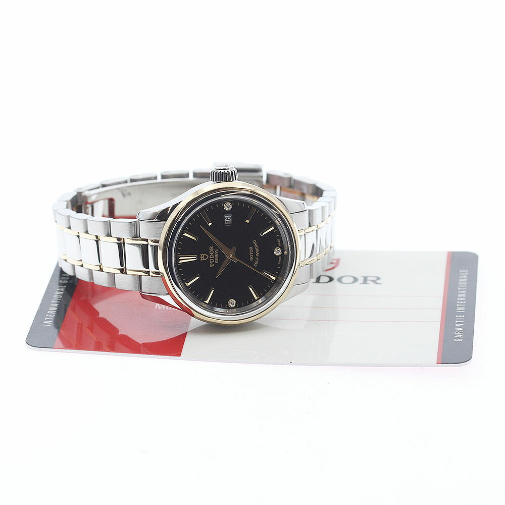 TUDOR 12103 Style Date 3P Diamond Automatic Women's Watch with Warranty
