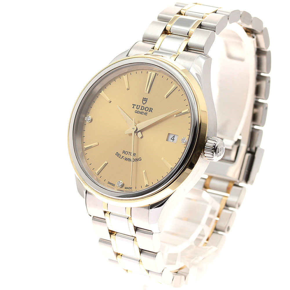 TUDOR 12503 Style Date 3P Diamond Automatic Men's Watch