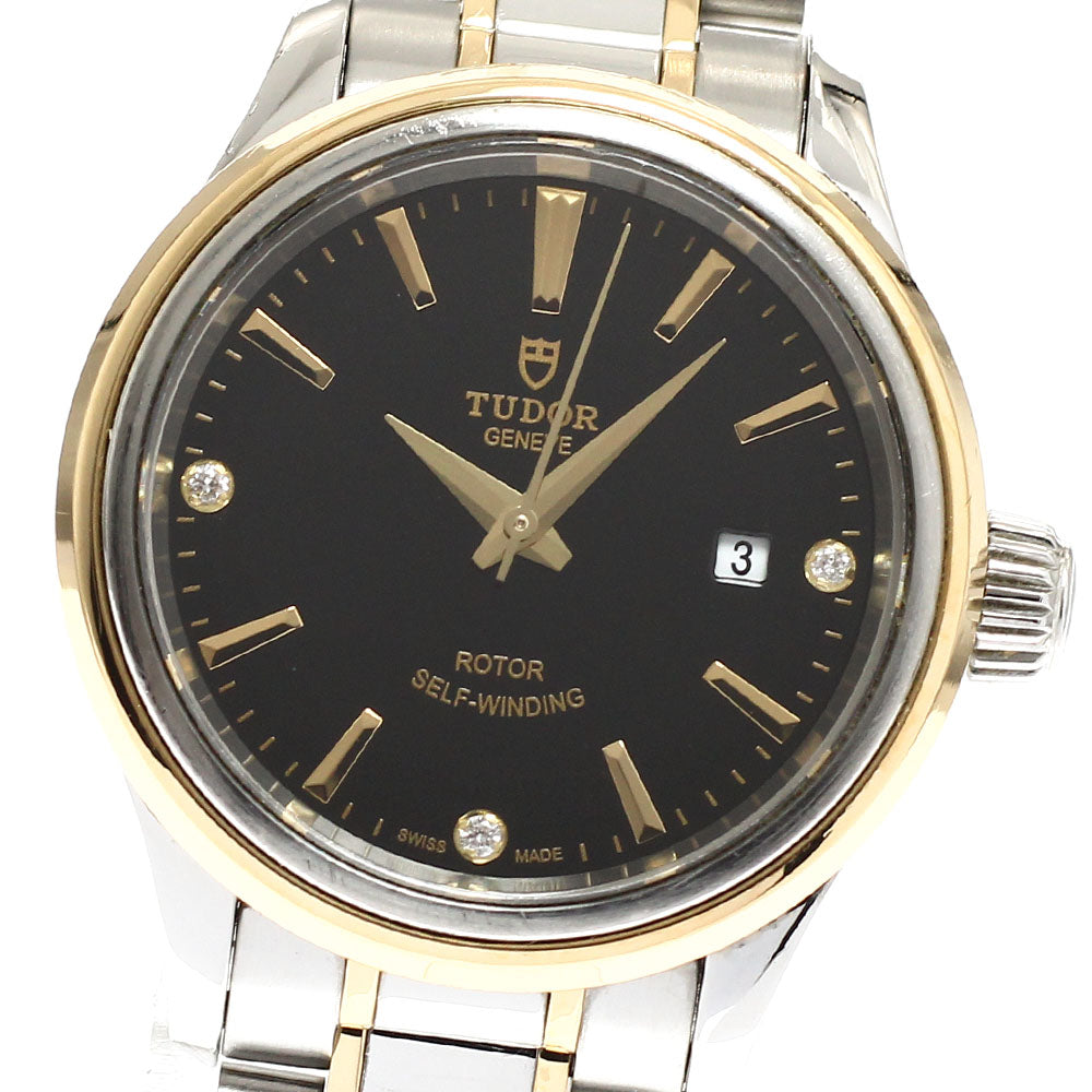 TUDOR 12103 Style Date 3P Diamond Automatic Women's Watch with Warranty