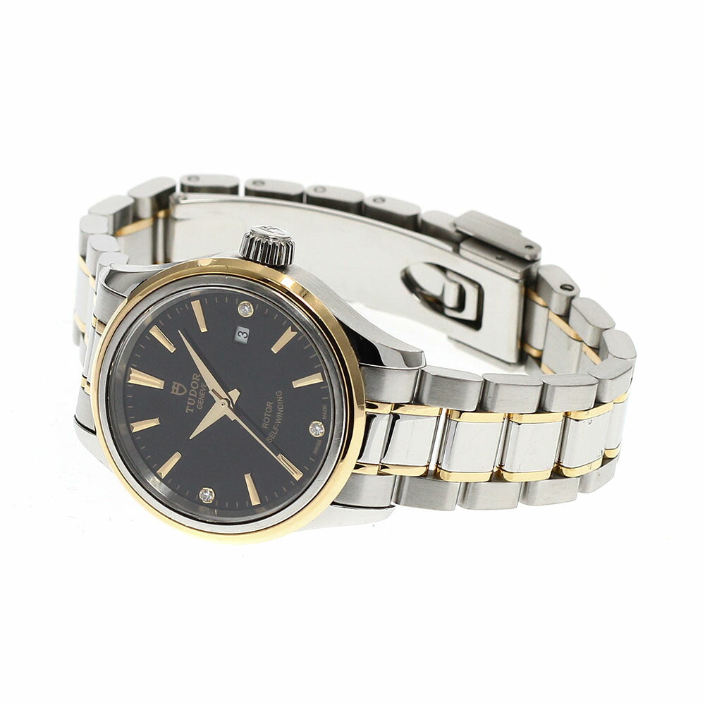 TUDOR 12103 Style Date 3P Diamond Automatic Women's Watch with Warranty