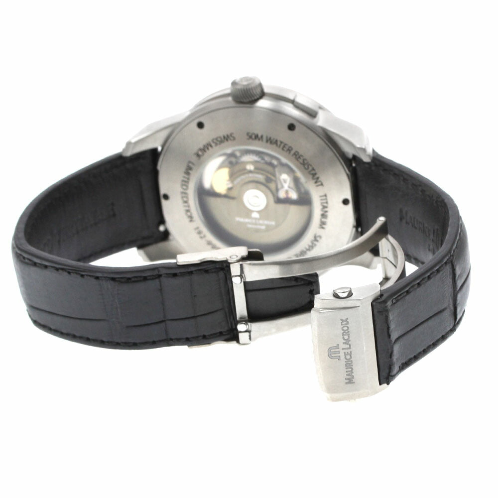 MAURICE LACROIX PT6108 Pontos Off-Center GMT Date Automatic Men's Watch Excellent Condition with Warranty.