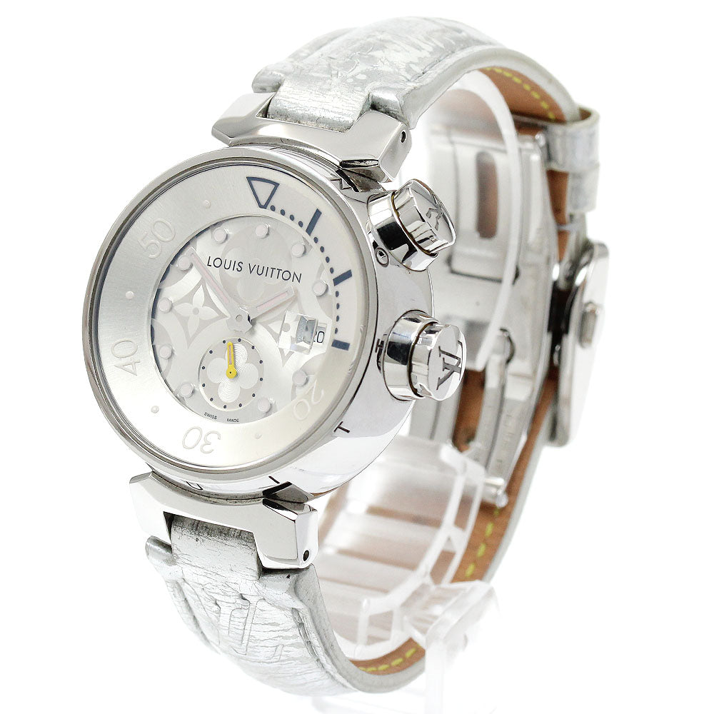 LOUIS VUITTON Q131M Tambour Diving Date Quartz Ladies Watch