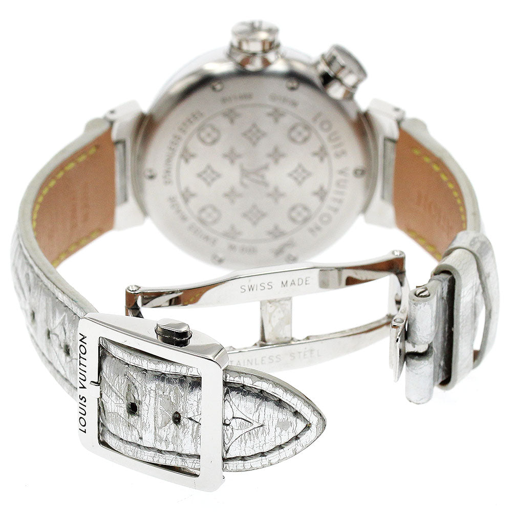LOUIS VUITTON Q131M Tambour Diving Date Quartz Ladies Watch
