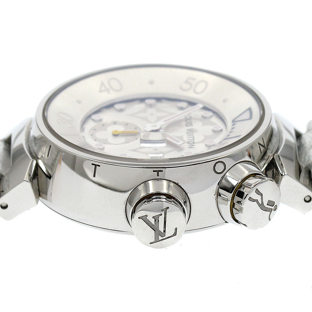 LOUIS VUITTON Q131M Tambour Diving Date Quartz Ladies Watch