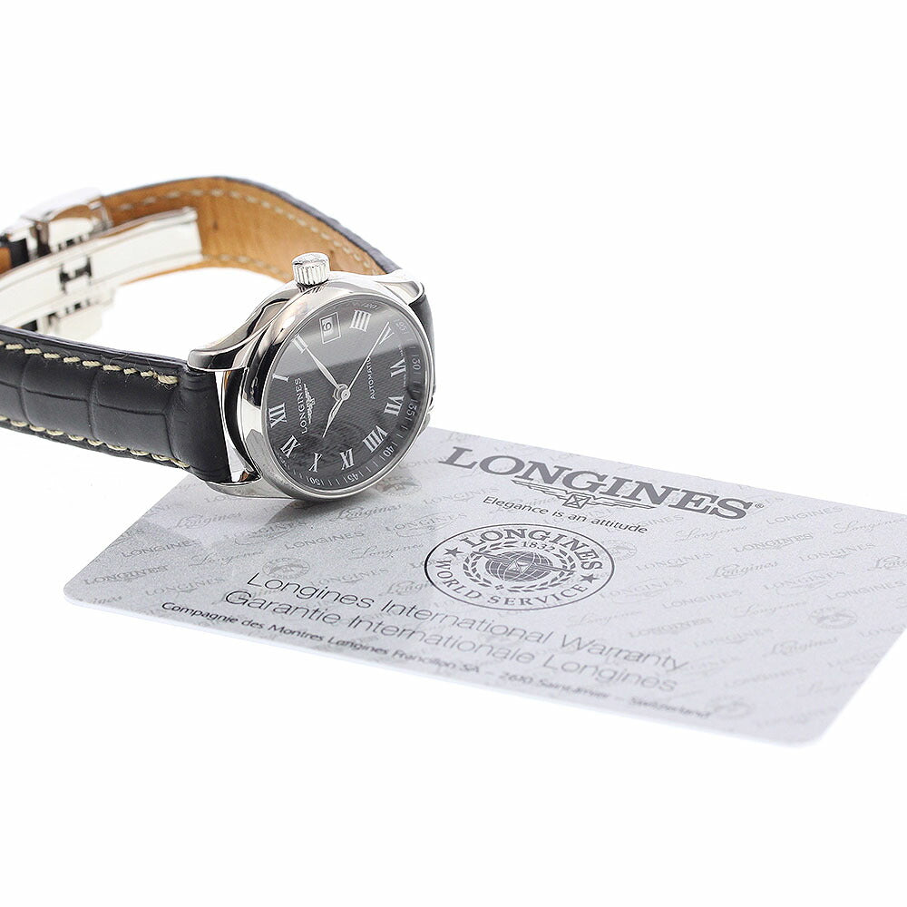 LONGINES L2.128.4 Master Collection Date Automatic Ladies' Watch Excellent Condition with Warranty.