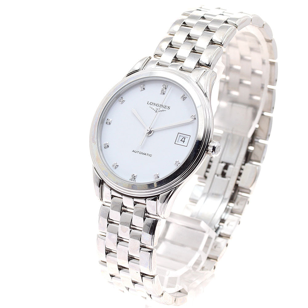 LONGINES L4.774.4 Flagship Date 12P Diamond Automatic Men's Watch Excellent Condition with Warranty.