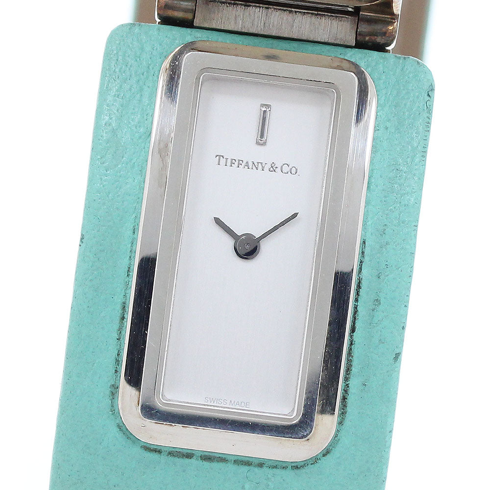 TIFFANY&Co. T Bangle Watch SV925 Quartz Women's