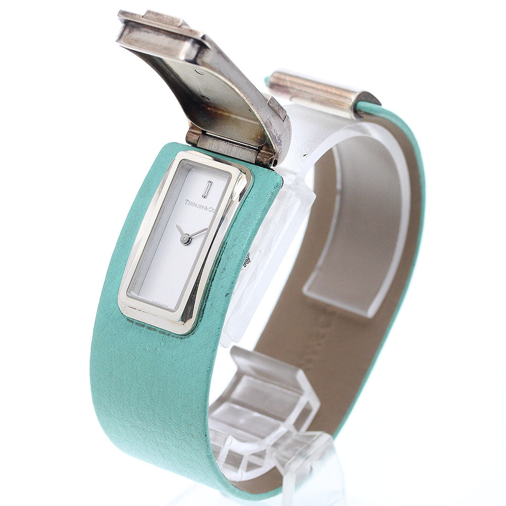 TIFFANY&Co. T Bangle Watch SV925 Quartz Women's