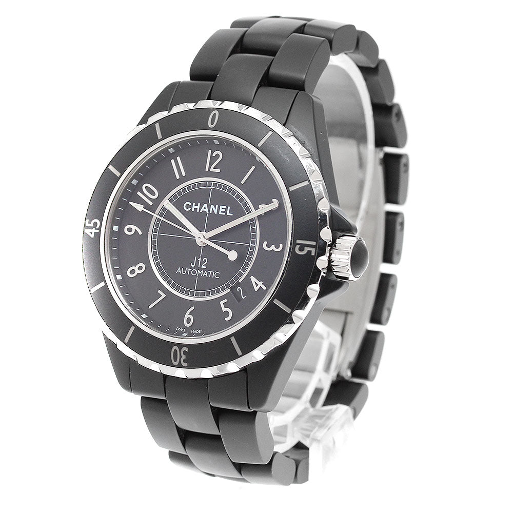 CHANEL H3131 J12 Matte Black Ceramic 42mm Automatic Men's Watch