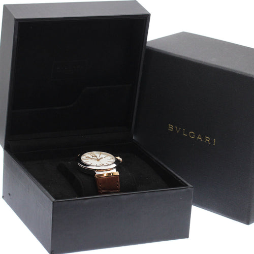 BVLGARI LU40C6SSPGLD Lucea Date Automatic Men's Watch Excellent Condition with Box