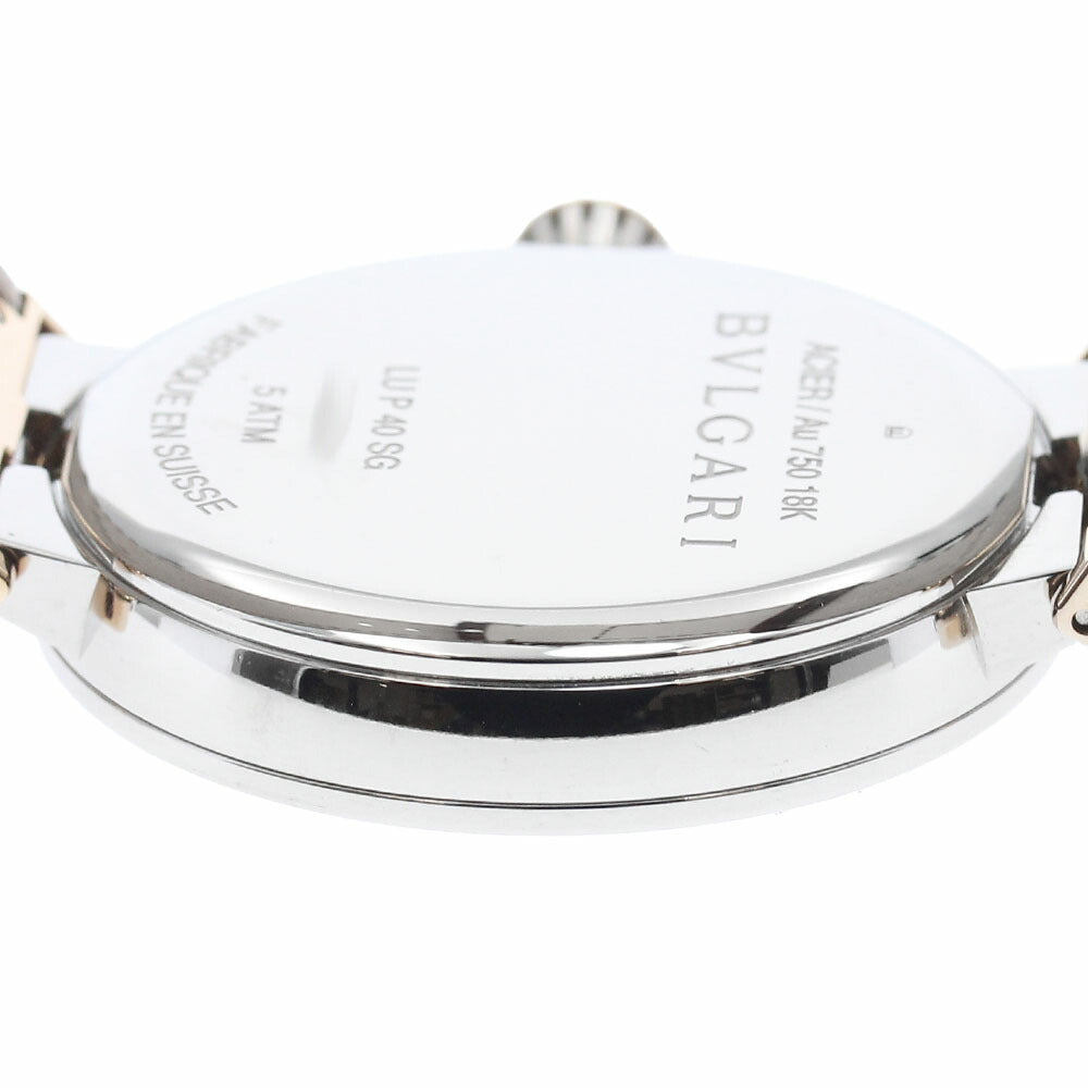 BVLGARI LU40C6SSPGLD Lucea Date Automatic Men's Watch Excellent Condition with Box