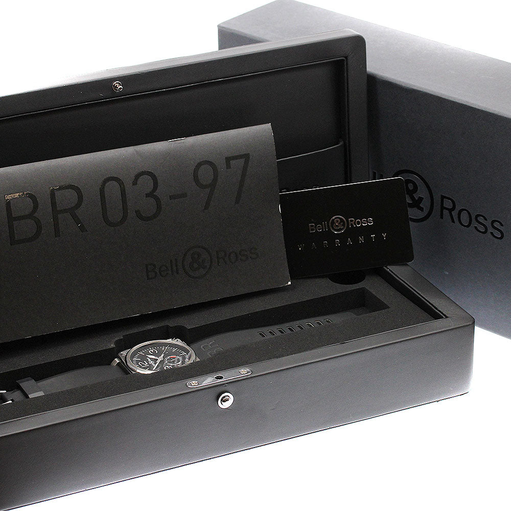 Bell & Ross BR03-97 Aviation Date Power Reserve Automatic Men's Watch (with box and warranty)