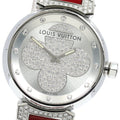 LOUIS VUITTON Q131P Tambour Forever Diamond Quartz Women's Watch Excellent Condition with Warranty.