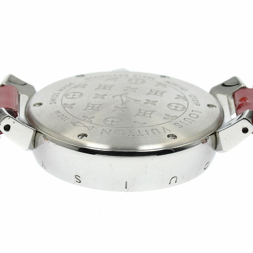 LOUIS VUITTON Q131P Tambour Forever Diamond Quartz Women's Watch Excellent Condition with Warranty.