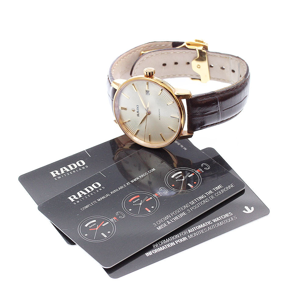 RADO 763.3861.2/R226861115 Coupole Classic Date Automatic Men's Watch with Warranty