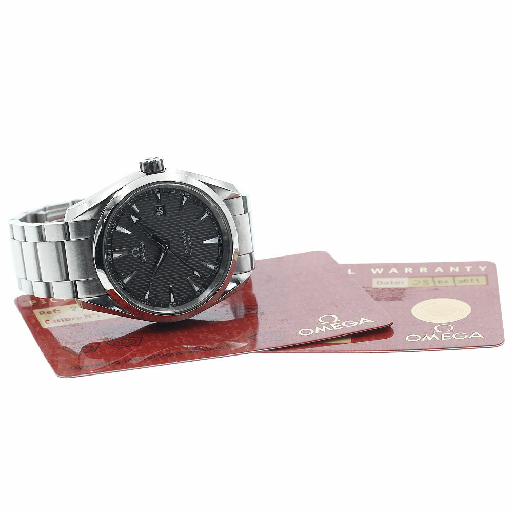 OMEGA 231.10.39.61.06.001 Seamaster Aqua Terra Date Quartz Men's Watch with Warranty Card