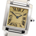 CARTIER W51008Q3 Tank Francaise SM Quartz Ladies Watch with Warranty