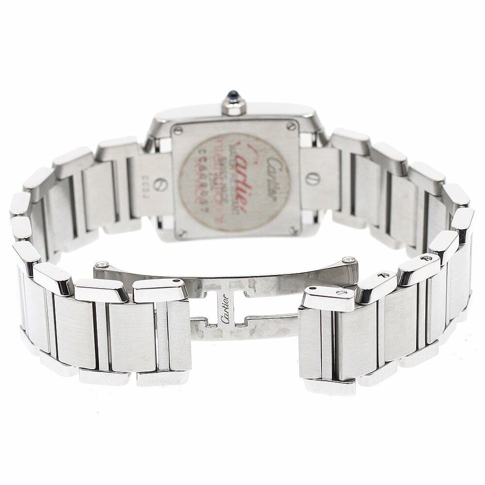 CARTIER W51008Q3 Tank Francaise SM Quartz Ladies Watch with Warranty