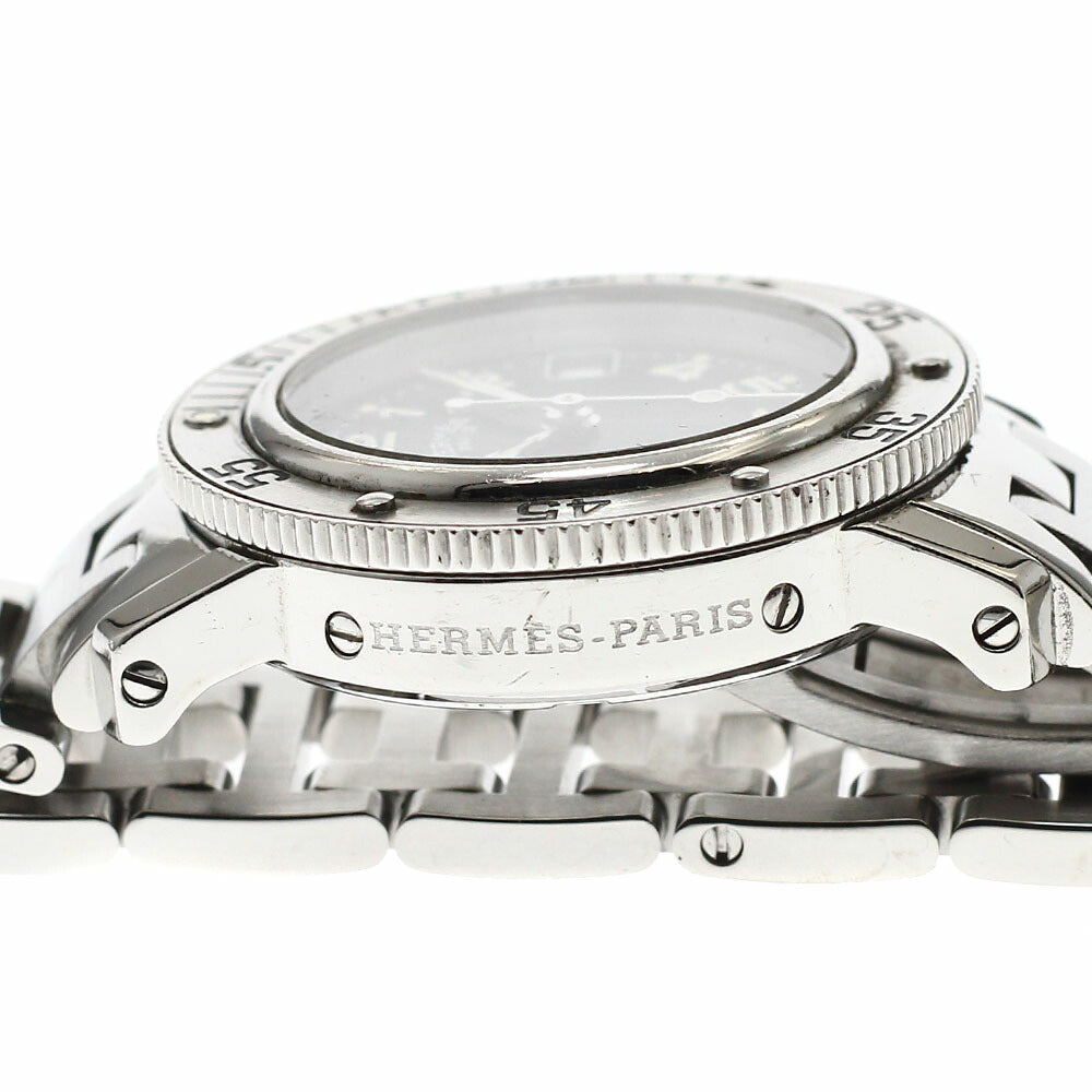 HERMES CL5.210 Clipper Date Quartz Ladies Watch with original box and warranty.