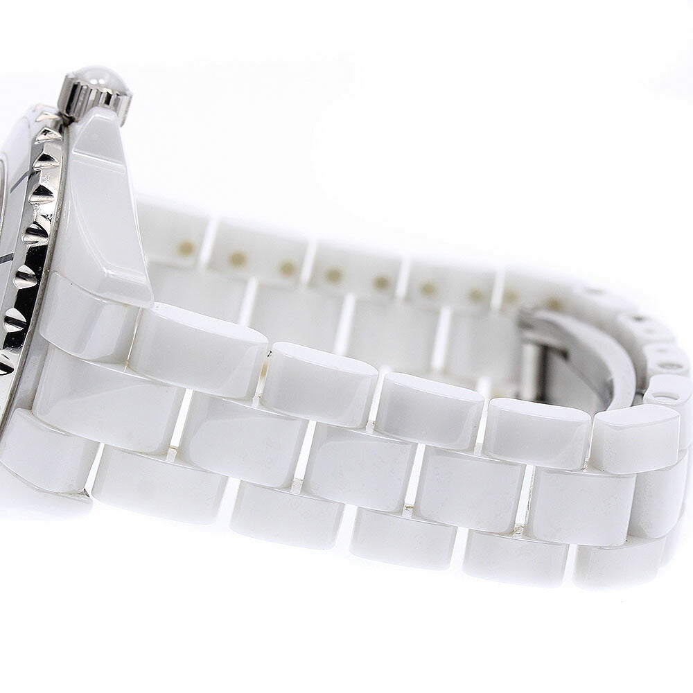 CHANEL H1628 J12 White Ceramic 12-Diamond Quartz Women's Watch