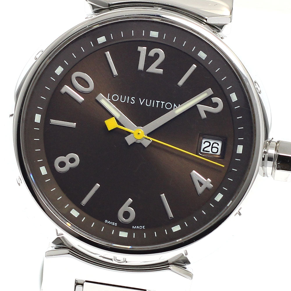 LOUIS VUITTON Q1311 Tambour Date Quartz Ladies Watch