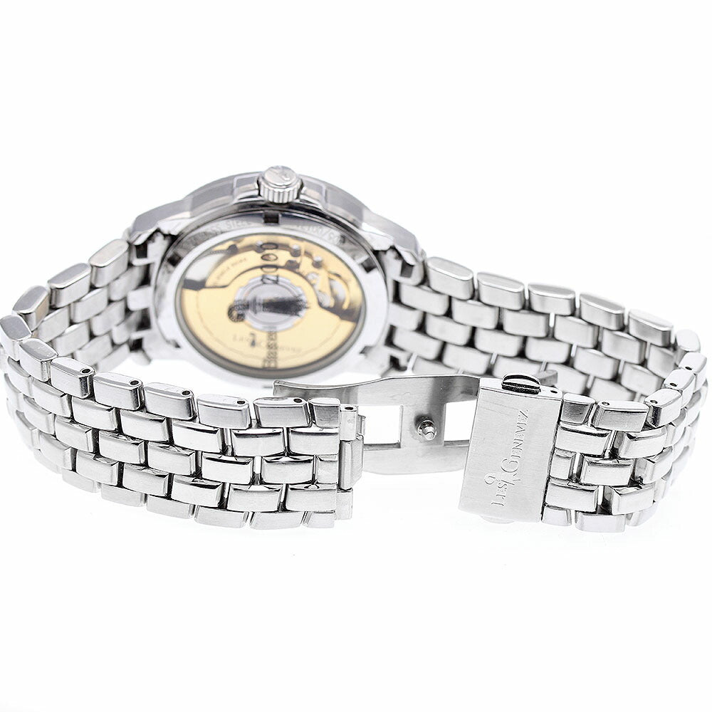 LES GENEVEZ 81005 Power Reserve Date Automatic Men's Watch with Warranty Card