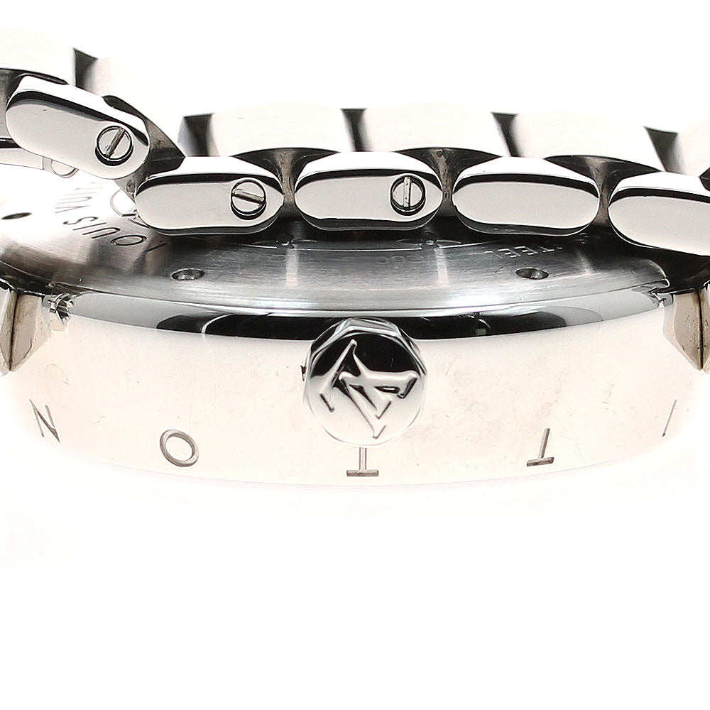 LOUIS VUITTON Q1131 Tambour GMT Date Automatic Men's Watch Excellent Condition with Box and Warranty Card