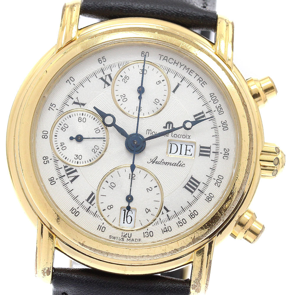 MAURICE LACROIX 39701 Masterpiece Chronograph Day-Date Automatic Men's Watch