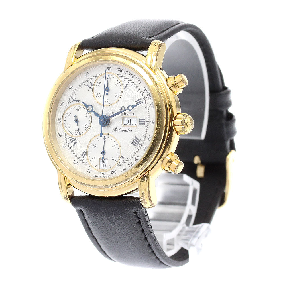MAURICE LACROIX 39701 Masterpiece Chronograph Day-Date Automatic Men's Watch
