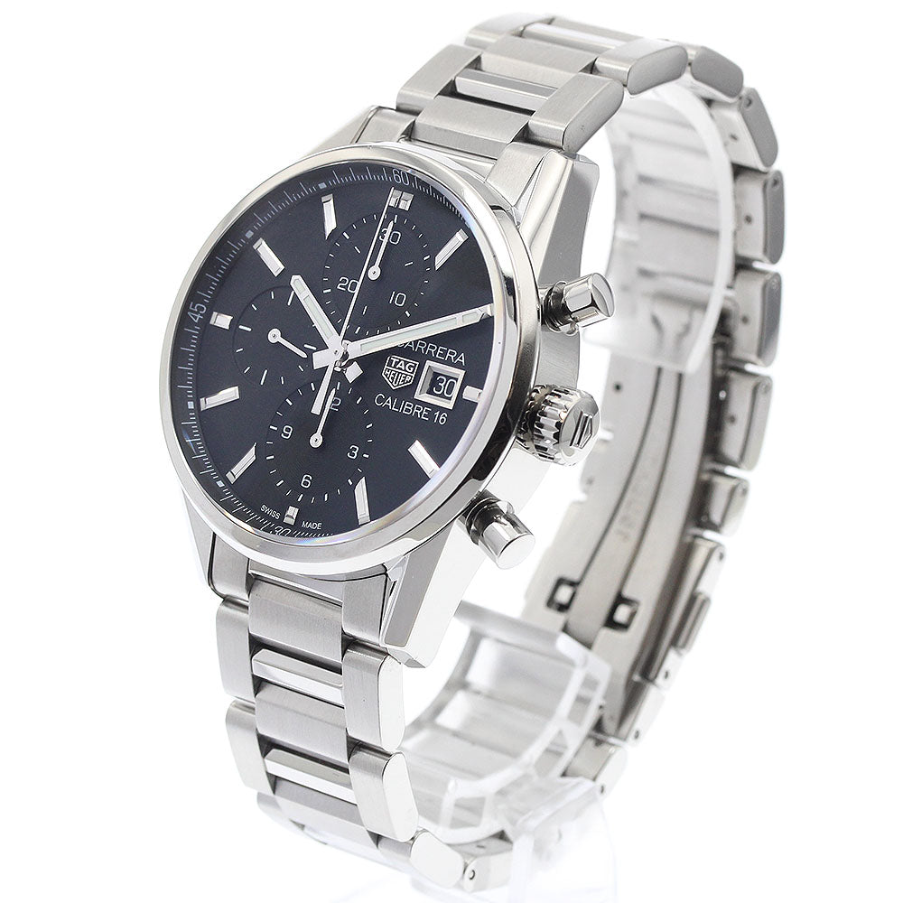 TAG Heuer CBK2110 Carrera Caliber 16 Chronograph Date Automatic Men's Watch Excellent Condition with Warranty.