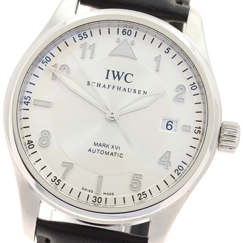 IWC SCHAFFHAUSEN IW325502 Spitfire Mark XVI Date Automatic Men's Watch Excellent Condition with Warranty.