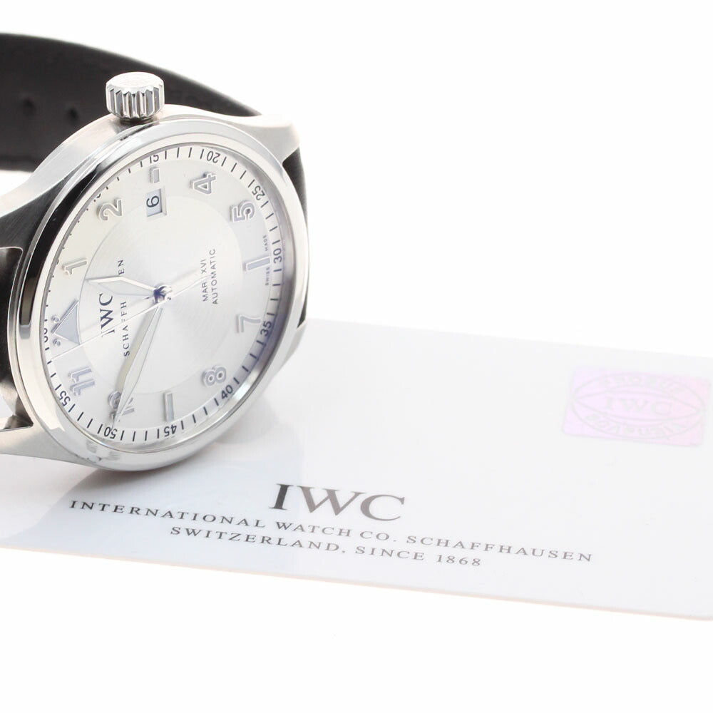 IWC SCHAFFHAUSEN IW325502 Spitfire Mark XVI Date Automatic Men's Watch Excellent Condition with Warranty.