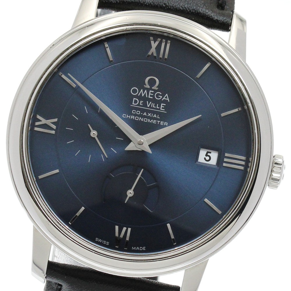OMEGA 424.13.40.21.03.001 De Ville Prestige Power Reserve Date Automatic Men's Watch with Warranty