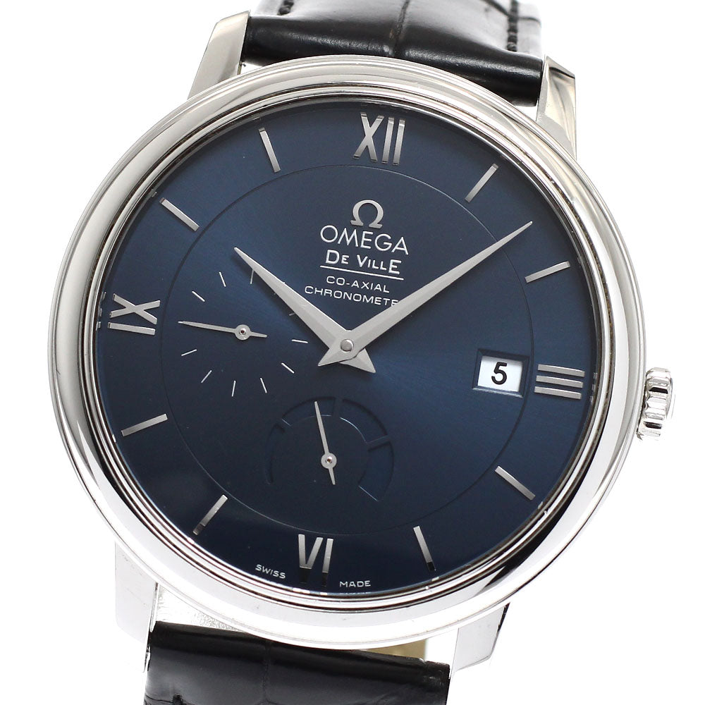 OMEGA 424.13.40.21.03.001 De Ville Prestige Power Reserve Date Automatic Men's Watch with Warranty