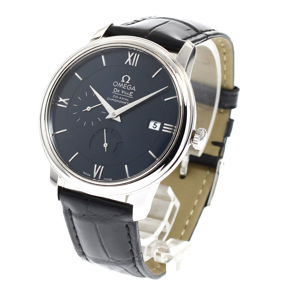 OMEGA 424.13.40.21.03.001 De Ville Prestige Power Reserve Date Automatic Men's Watch with Warranty