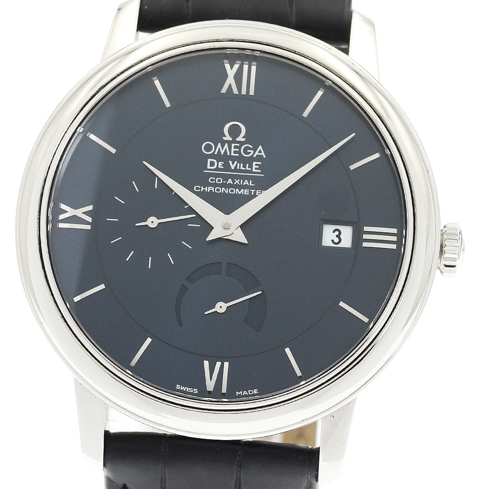 OMEGA 424.13.40.21.03.001 De Ville Prestige Power Reserve Date Automatic Men's Watch with Warranty
