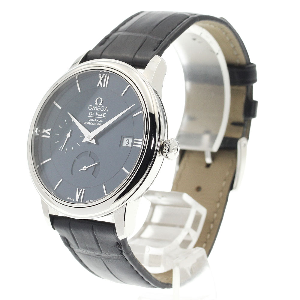 OMEGA 424.13.40.21.03.001 De Ville Prestige Power Reserve Date Automatic Men's Watch with Warranty