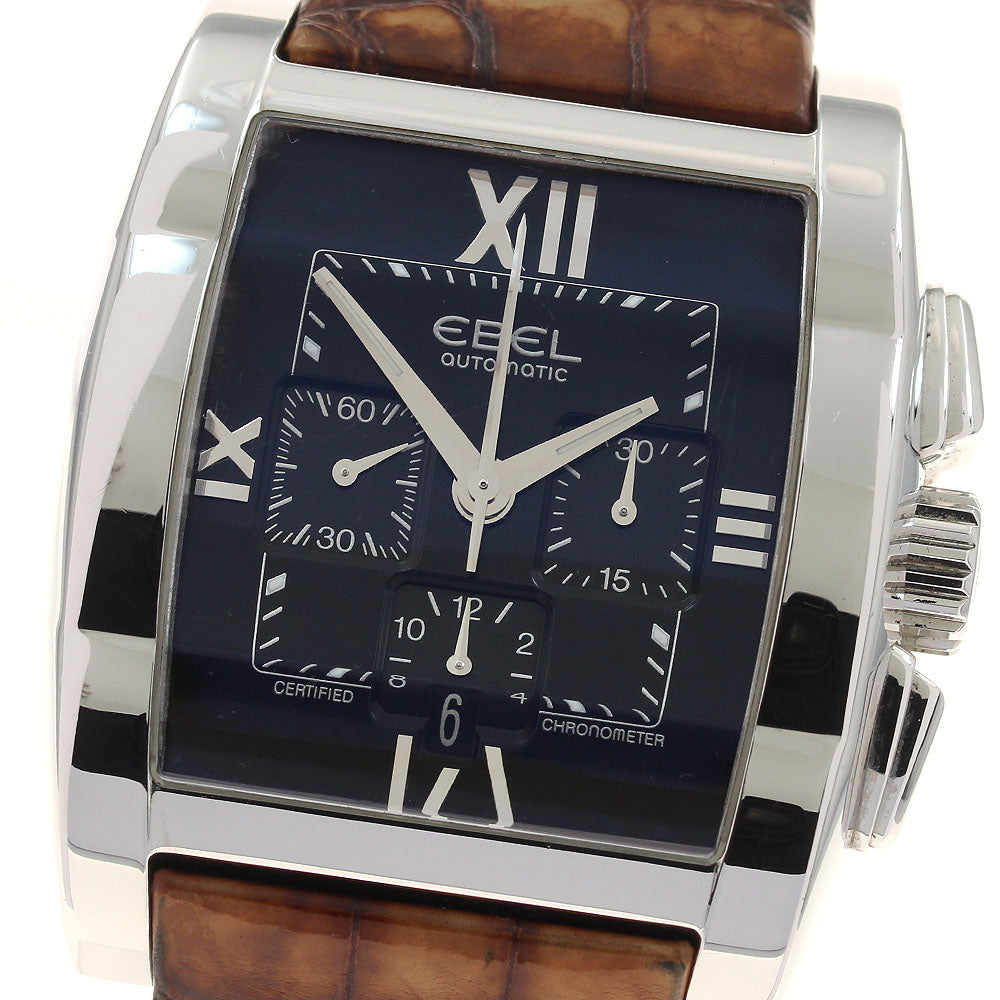 EBEL E9137J40 Tarawa Date Chronograph Automatic Men's Watch with Box