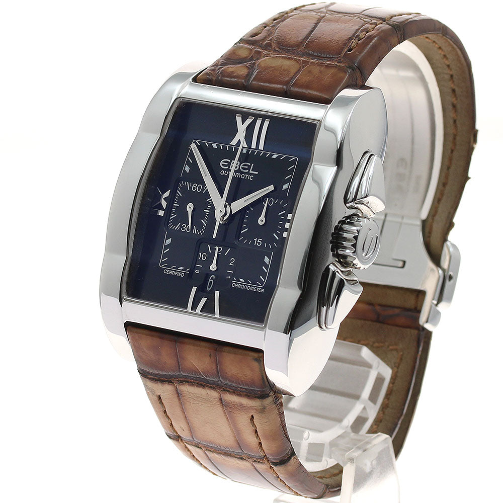 EBEL E9137J40 Tarawa Date Chronograph Automatic Men's Watch with Box