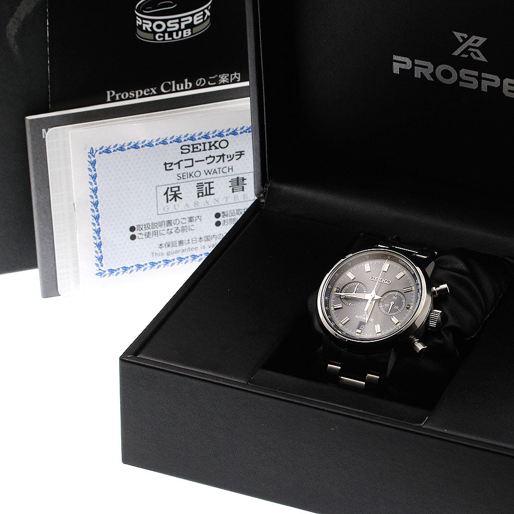 SEIKO SBEC009/8R46-00B0 Prospex Speedtimer Mechanical Chronograph Automatic Men's Watch Excellent Condition with Box and Warranty.