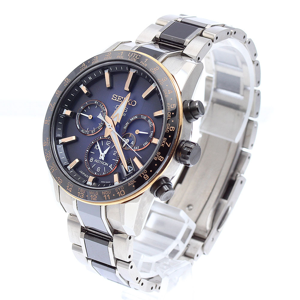 SEIKO SBXC007/5X53-0AA0 Astron Shohei Ohtani Model 2018 Day-Date Solar Radio-Controlled Men's Watch with Warranty