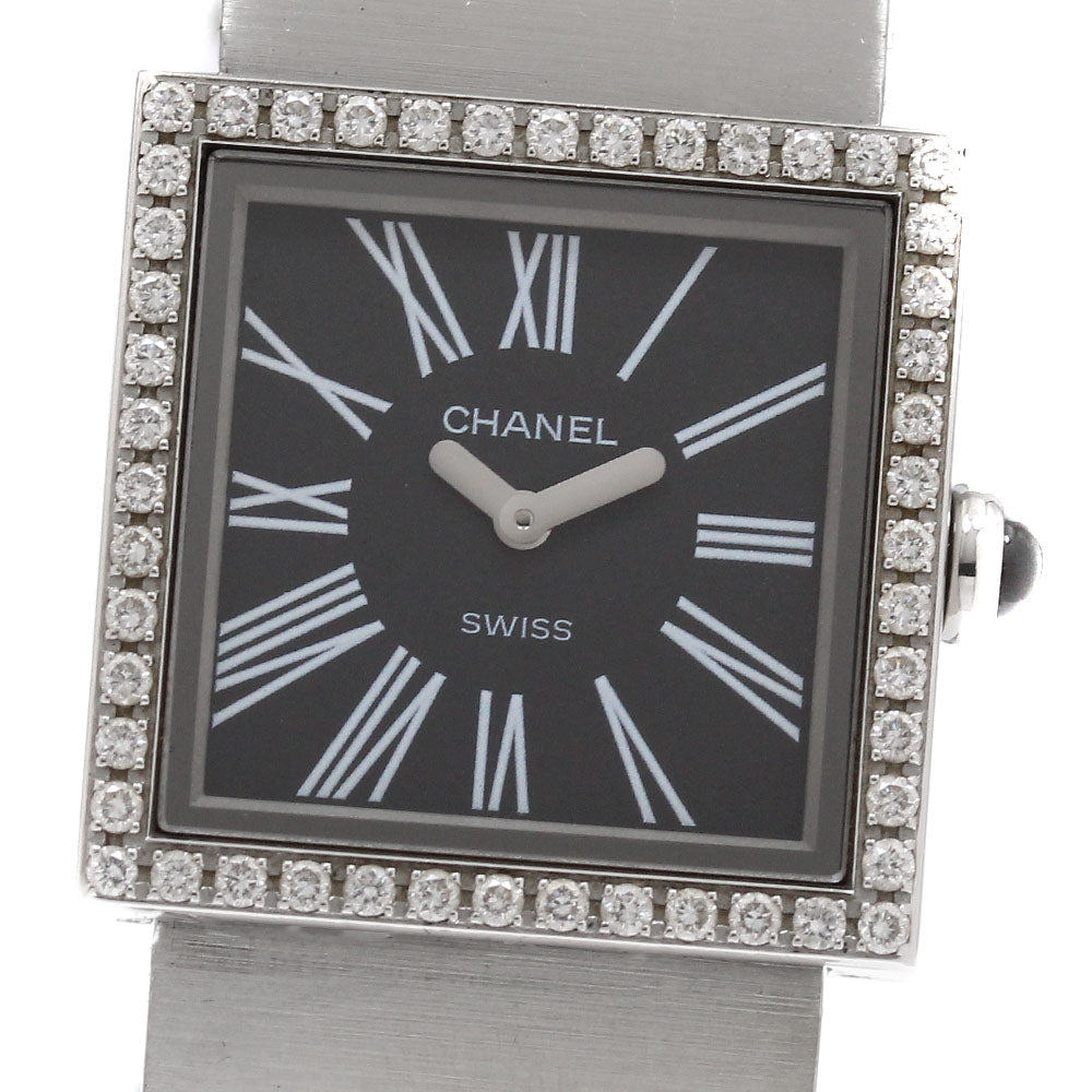 CHANEL H0826 Mademoiselle Diamond Bezel Quartz Women's Watch