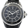CHANEL H3131 J12 Matte Black Ceramic 42mm Automatic Men's Watch - Excellent Condition
