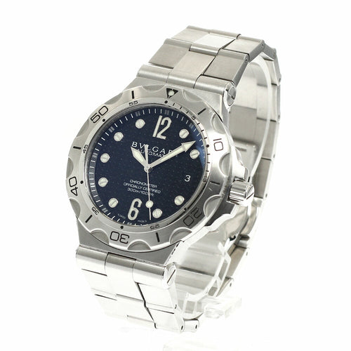 BVLGARI DP42SSD Diagono Scuba Aqua Date Automatic Men's Watch
